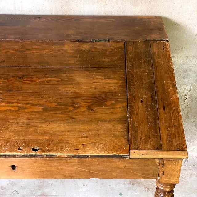 19th Century Wood Desk For Sale - Image 4 of 8