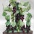 This is a charming vintage gemstone sculpture, crafted in the form of a grape bonsai tree. The piece is attributed to the...