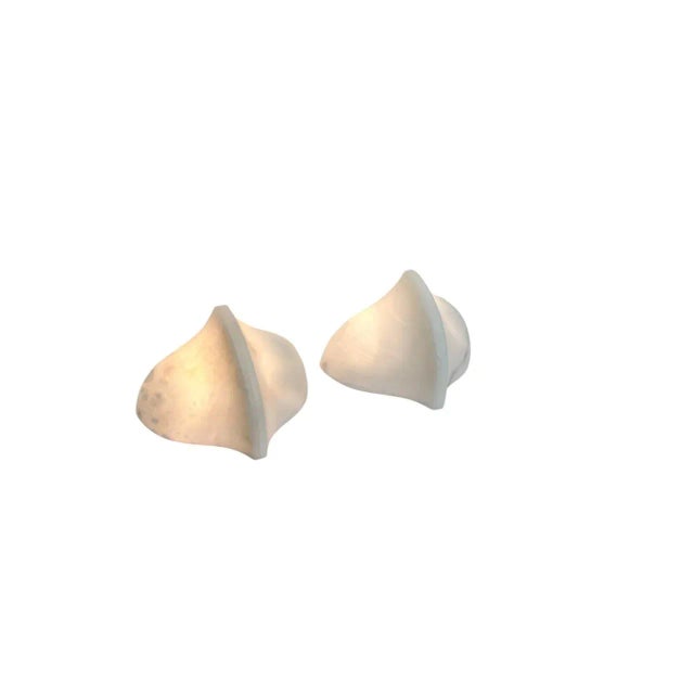 Mid-Century Modern Sculptural Organic Shape Alabaster Wall Lights from Aljuna Spain, 1970s, Set of 2 For Sale - Image 3 of 10