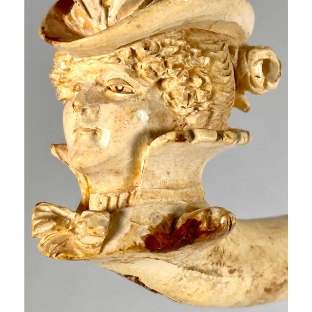 Victorian Meerschaum Lady Portrait Pipe For Sale - Image 6 of 13