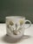 White Late 20th Century Wildflower Coffee Mugs- Set of 4 For Sale - Image 8 of 9