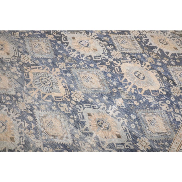 Zabihi Collection Oversize Geometric Antique Persian Malayer Rug - 11'3" x 24'6" For Sale - Image 11 of 12