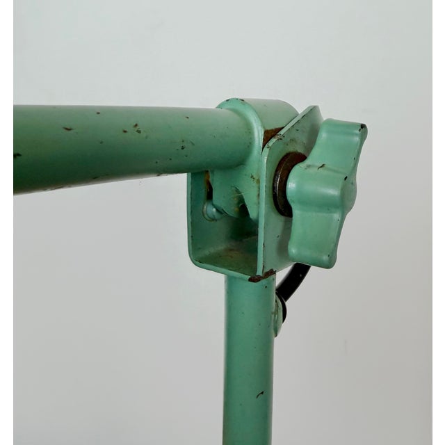 Green Industrial Workshop Desk Lamp by Curt Fischer for Midgard, 1950s For Sale - Image 10 of 18