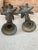 Coastal Metal Palm Tree Candle Holders-Pair For Sale - Image 9 of 11