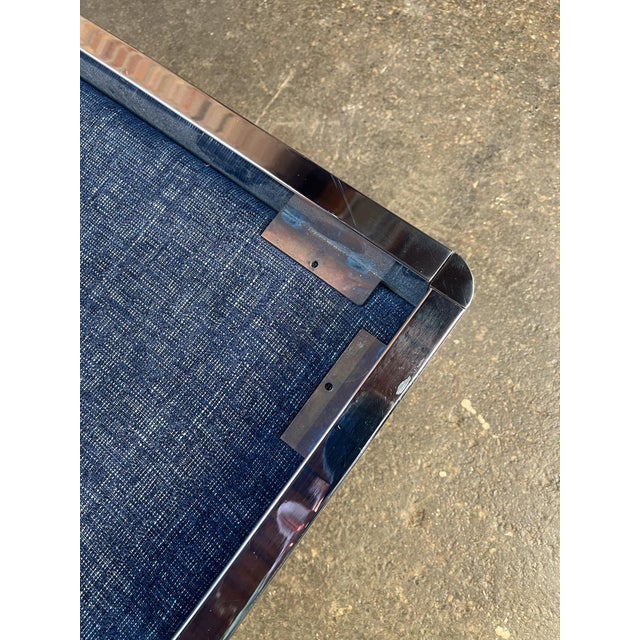 Chrome Mid-Century Modern Chrome Queen Platform Bed For Sale - Image 8 of 8