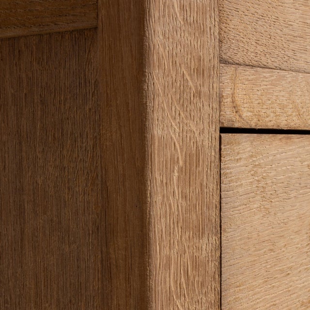 Gray 19th Century Oak Chest Of Drawers With Marble Top For Sale - Image 8 of 17