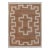 10x14Ft. Natural Brown Jute cream design Taureg Inspired Soumek Jute Hand Woven Rug For Sale