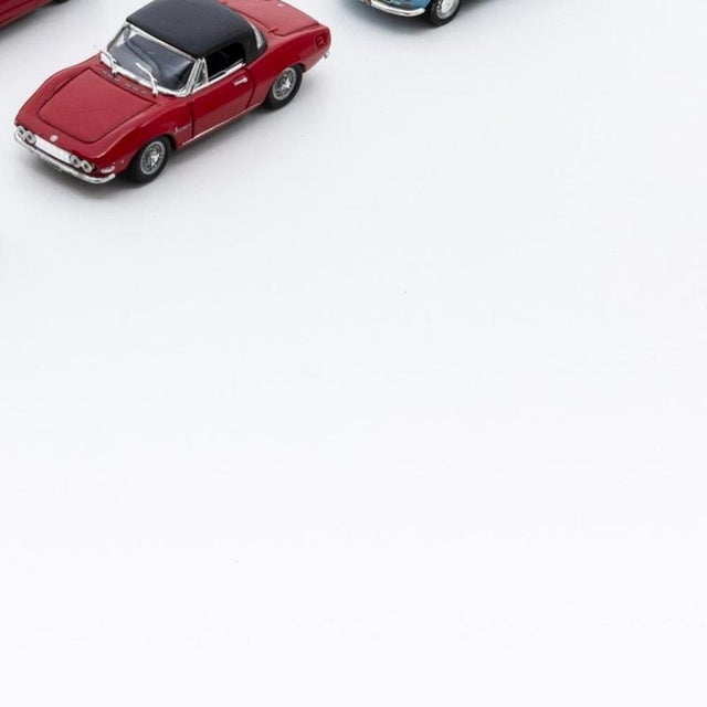 Miniature Fiat Cars, Set of 9 For Sale - Image 5 of 6
