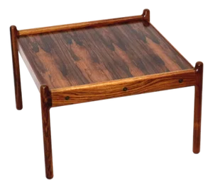 Vintage Rosewood Coffee Table by C.F. Christensen Silkeborg, 1960s