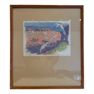 1930s James D. Havens Print Called Ogunquit For Sale