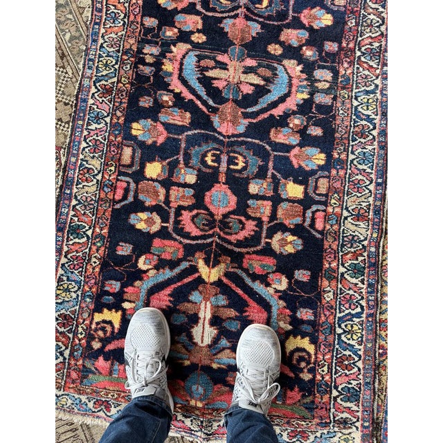 Persian Antique Sarouk in a Rare Size Rug 3 x 6.3 For Sale - Image 3 of 4