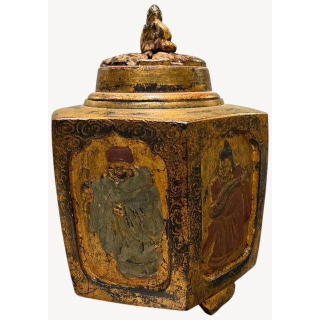 Vintage Japanese Seifu Takaoka Bronze Koro Incense Burner Gilt Figural Signed For Sale - Image 4 of 10