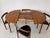 Round Extendable Dining Table and Chairs in Teak by Hans Olsen for Frem Røjle, Denmark, 1960s, Set of 5, in Good...