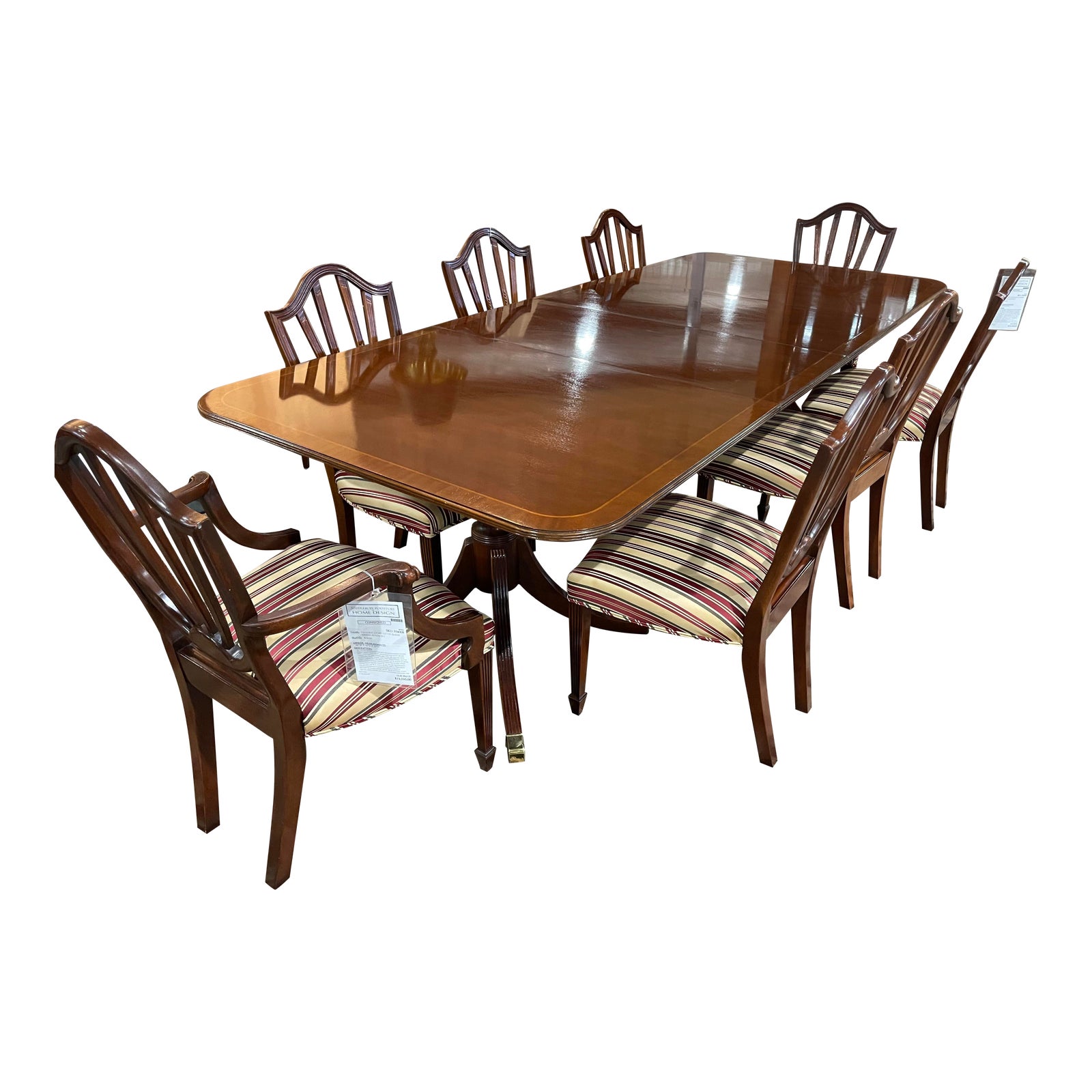 Historic Charleston Baker Dining Room Set 9 Pieces Chairish