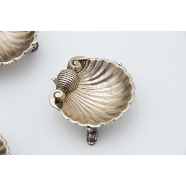 Silver Shell-Shaped Ring Sets, Set of 5 For Sale - Image 4 of 5