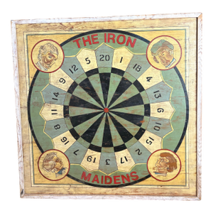 Vintage Folk Art Carnival Target Sign