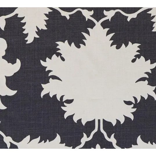Inspired by an antique Persian carpet, this large-scale, graphic print by Mary McDonald features symmetrical silhouettes...