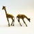 Vintage Brass Giraffes - Set of 2 For Sale - Image 4 of 10