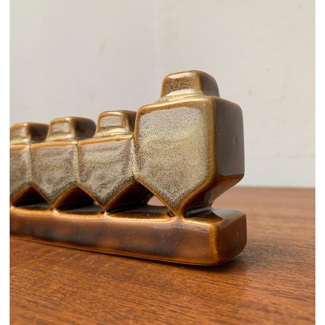 Mid-Century German Studio Pottery Brutalist Candleholder, 1960s For Sale - Image 16 of 18