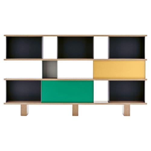 Nuage Shelving Unit in Wood and Aluminium by Charlotte Perriand for Cassina For Sale - Image 12 of 12