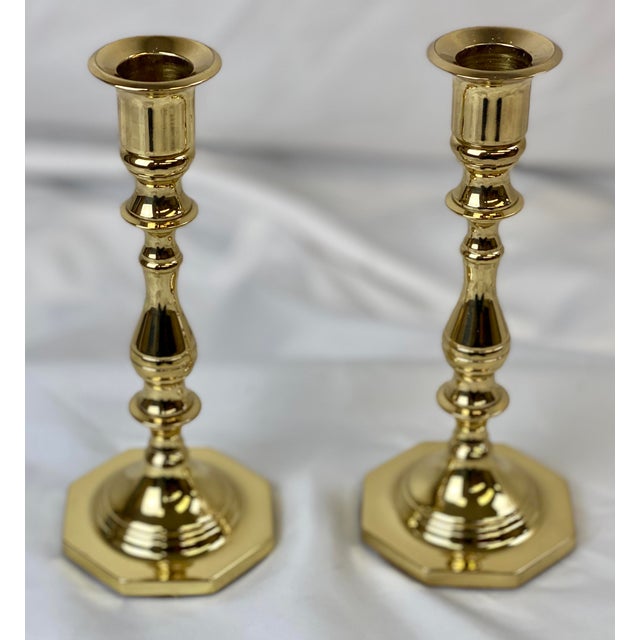 Vintage Mid Century Baldwin Brass Candlesticksa Pair Chairish