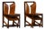Vintage Sculptural Dining Chairs, France, 1960s, Set of 2 For Sale