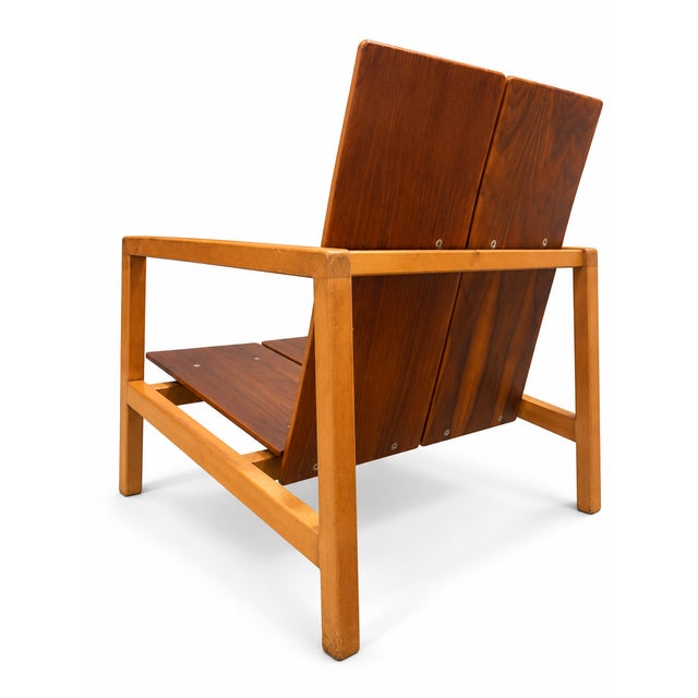 H. G. Knoll and Associates Rare Lewis Butler Model 645 Lounge Chair for Knoll Associates, C. 1955 For Sale - Image 4 of 9