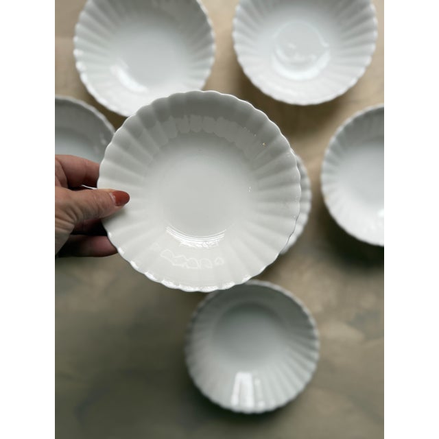 Vintage Royal Albert Bone China 6.25” Bowls – Set of 8 For Sale - Image 11 of 11