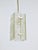 White Rectangular Textured Glass & Brass Pendant Lamp attributed to J. T. Kalmar for Kalmar, 1950s For Sale - Image 8 of 18