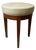 Vintage Workshop Stool in Beech and Leather, 1980s For Sale