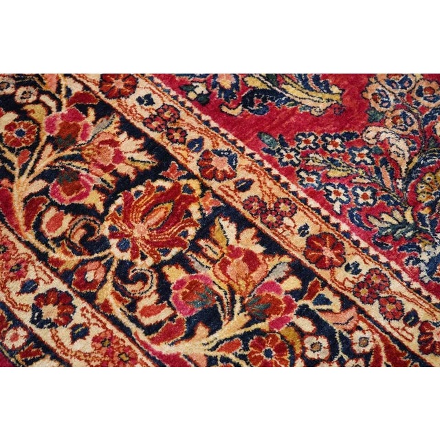 Textile Antique Sarouk Rug 11'3'' x 18'1'' For Sale - Image 7 of 11