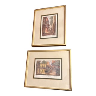 Set of 2 New Orleans Signed & Numbered Prints For Sale