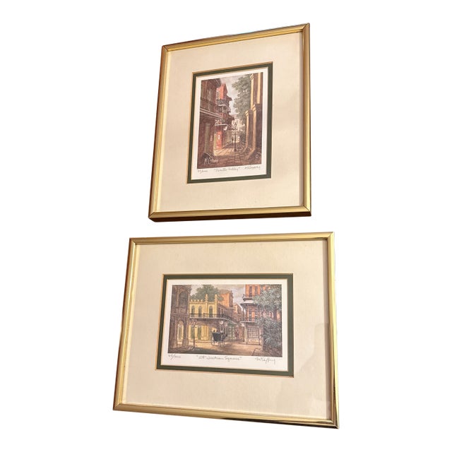 Set of 2 New Orleans Signed & Numbered Prints For Sale