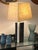 Stone Large Geometric Black and White Marble Table Lamp, Italy, 1970s For Sale - Image 7 of 7