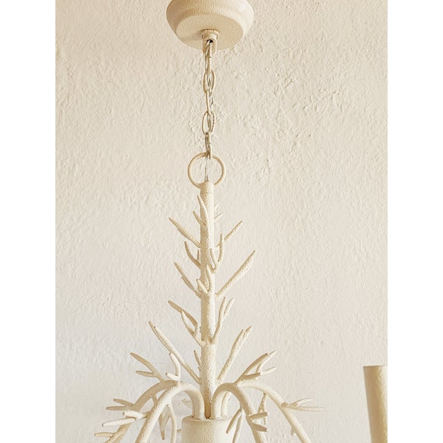 Coral Motif Five Lights Chandelier For Sale In New York - Image 6 of 12