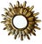 Vintage French Giltwood Sunburst Wall Mirror, 1950s For Sale - Image 10 of 11