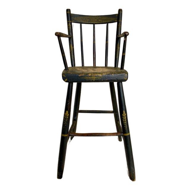 Antique Hitchcock Windsor Highchair For Sale