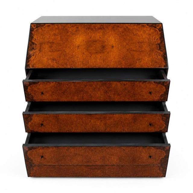 Modern Italian Secretary Chest of Drawers by Voltan Marbella, 1970s For Sale - Image 3 of 6