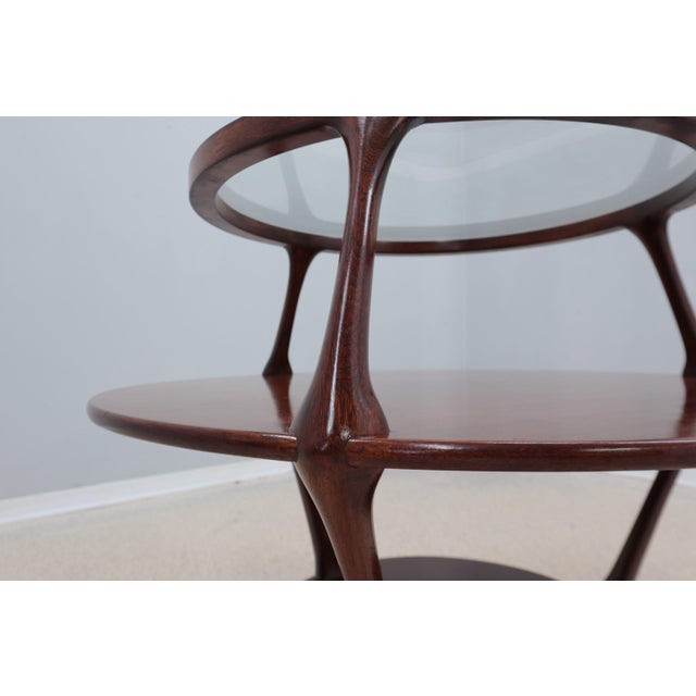 Mid-Century Modern Round Coffee Table attributed to Pierluigi Giordani, 1950s For Sale - Image 3 of 16