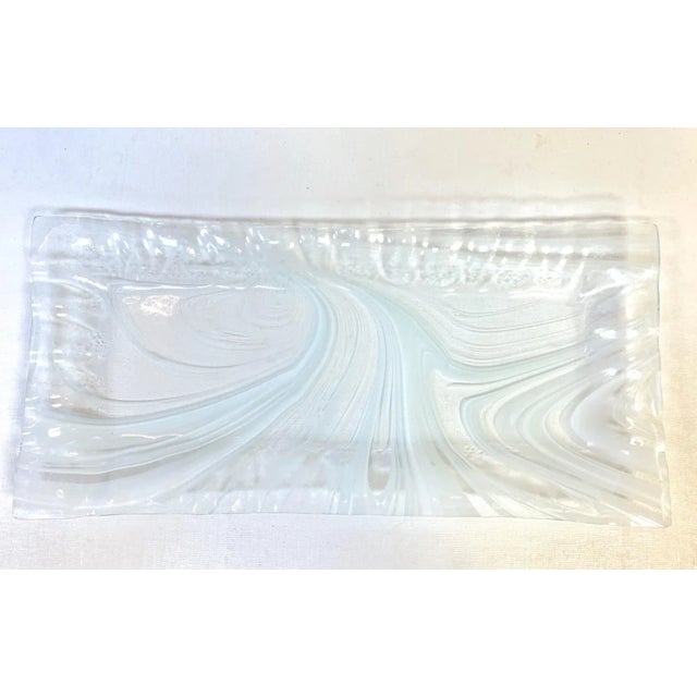 Glass Sydenstricker Art Fused Glass Plate For Sale - Image 7 of 7