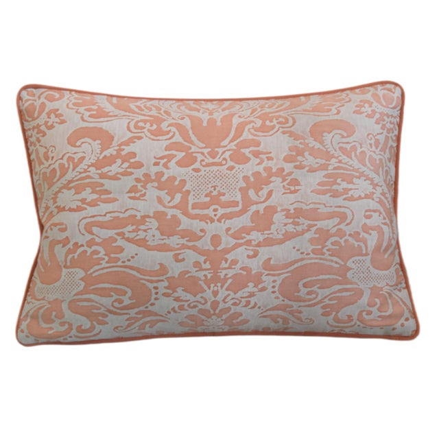 2020s Mariano Fortuny Sevigne Italian Botanical Feather/Down Pillow For Sale - Image 5 of 7