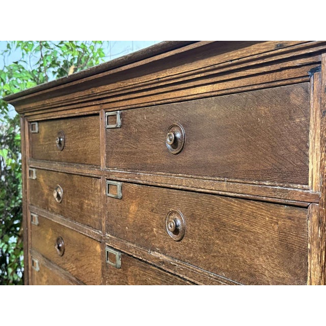 Early 20th Century Oak and Fir Notarys Cabinet with 18 Drawers For Sale - Image 16 of 18