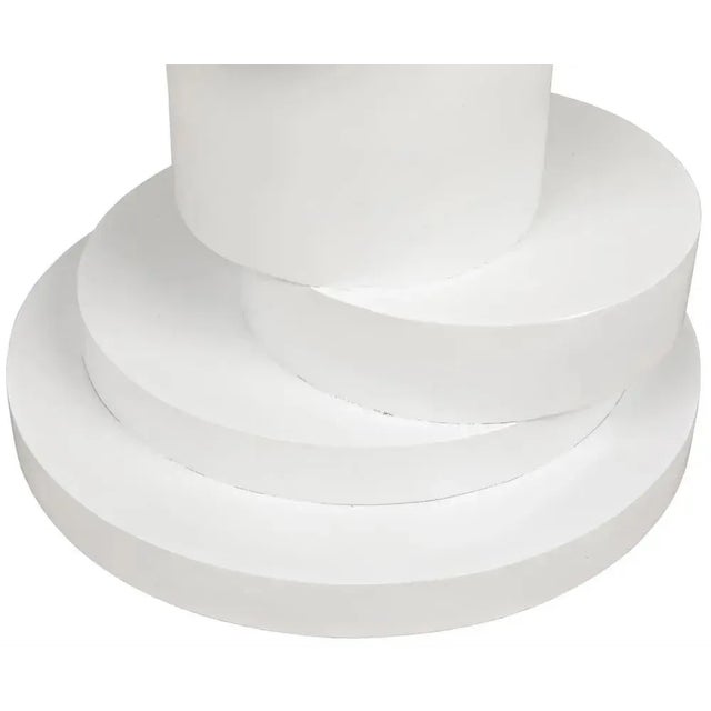 Not Yet Made - Made To Order NOIR Hugo Side Table, Solid White For Sale - Image 5 of 6