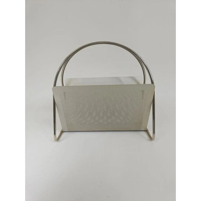 Vintage Magazine Rack by Mascagni, 1980s For Sale - Image 9 of 9