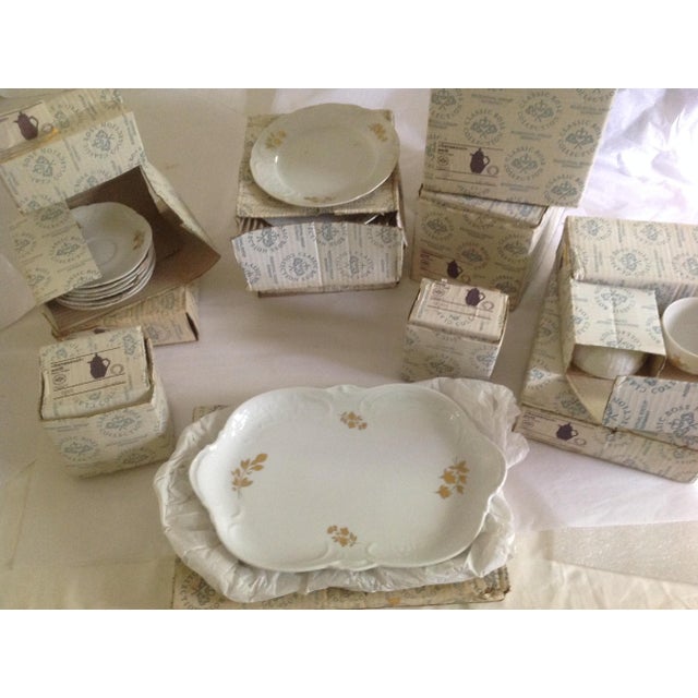 New 1980s Exquisite Porcelain With Gold Roses by Rosenthal. - 79 Piece For Sale - Image 18 of 18