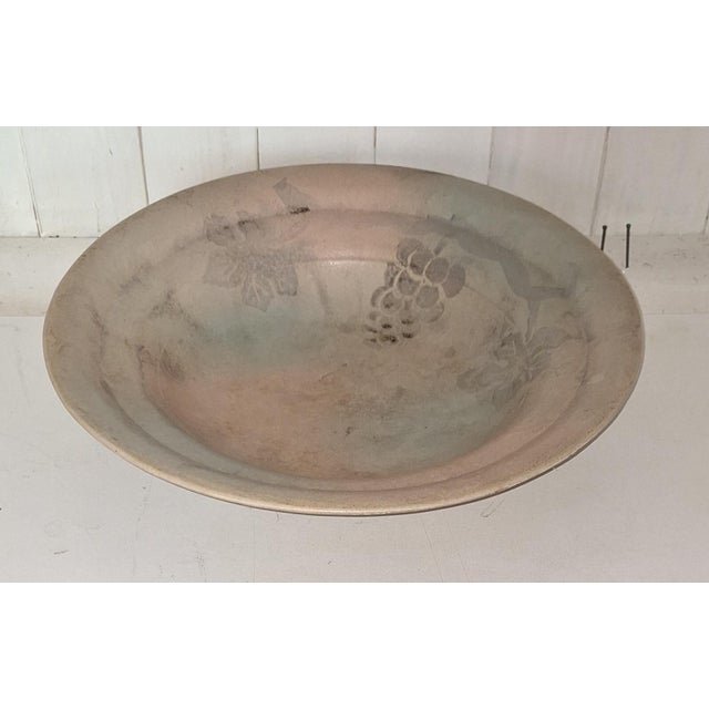 Ceramic Vintage Fruit Bowl in Beige Ceramic from Scheurich, 1980s For Sale - Image 7 of 7