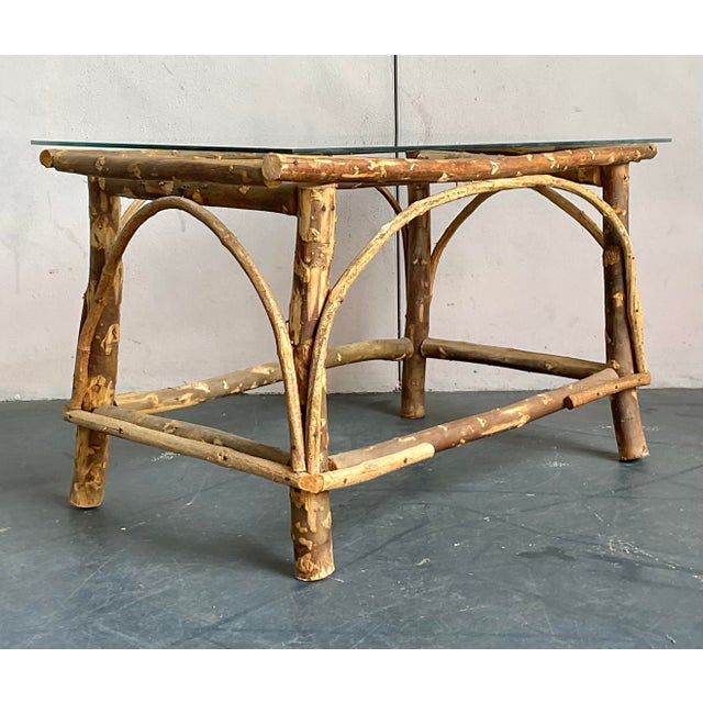 Late 20th Century Vintage Coastal Bent Branch Coffee Table For Sale - Image 5 of 7