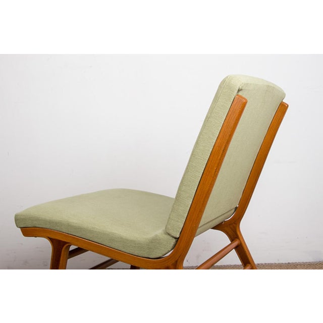 Danish 3-Seater Sofa in Laminated Beech and Mahogany Model AX by Peter Hvidt and Orla Molgaard-Nielsen for Fritz Hansen, 1960s For Sale - Image 9 of 18