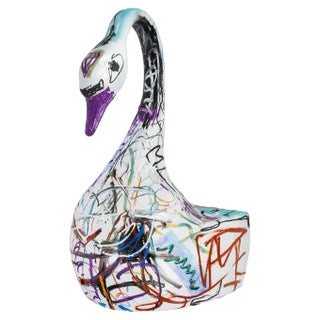 Carousel Swan by Martin Lukáč, 1990s For Sale