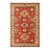 Tribal Super Kazak Red/Tan Wool Rug - 4'1'' X 6'3'' For Sale